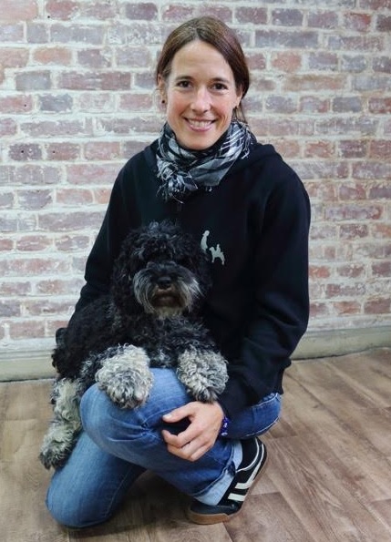 Esther Würz mit Hund